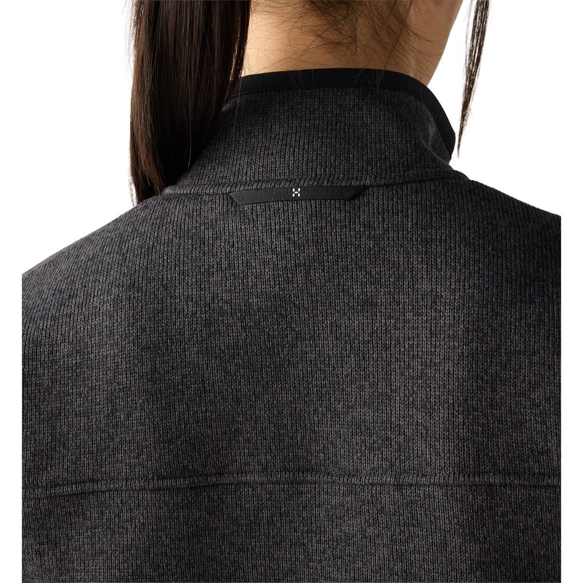 Polar de mujer Swook II Mid Haglöfs - Gris oscuro Gris oscuro-7
