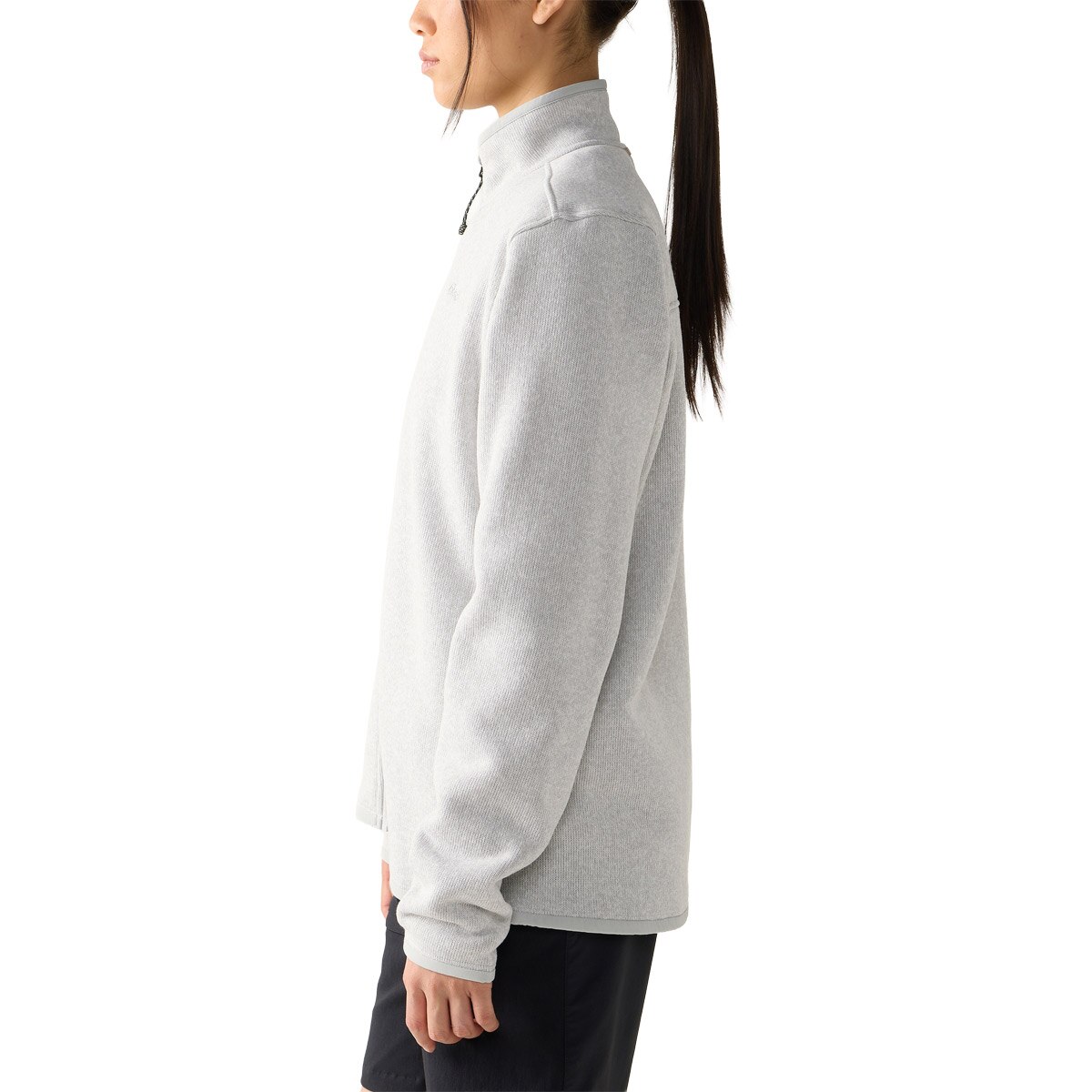 Polar de mujer Swook II Mid Haglöfs - Gris claro Gris claro-3