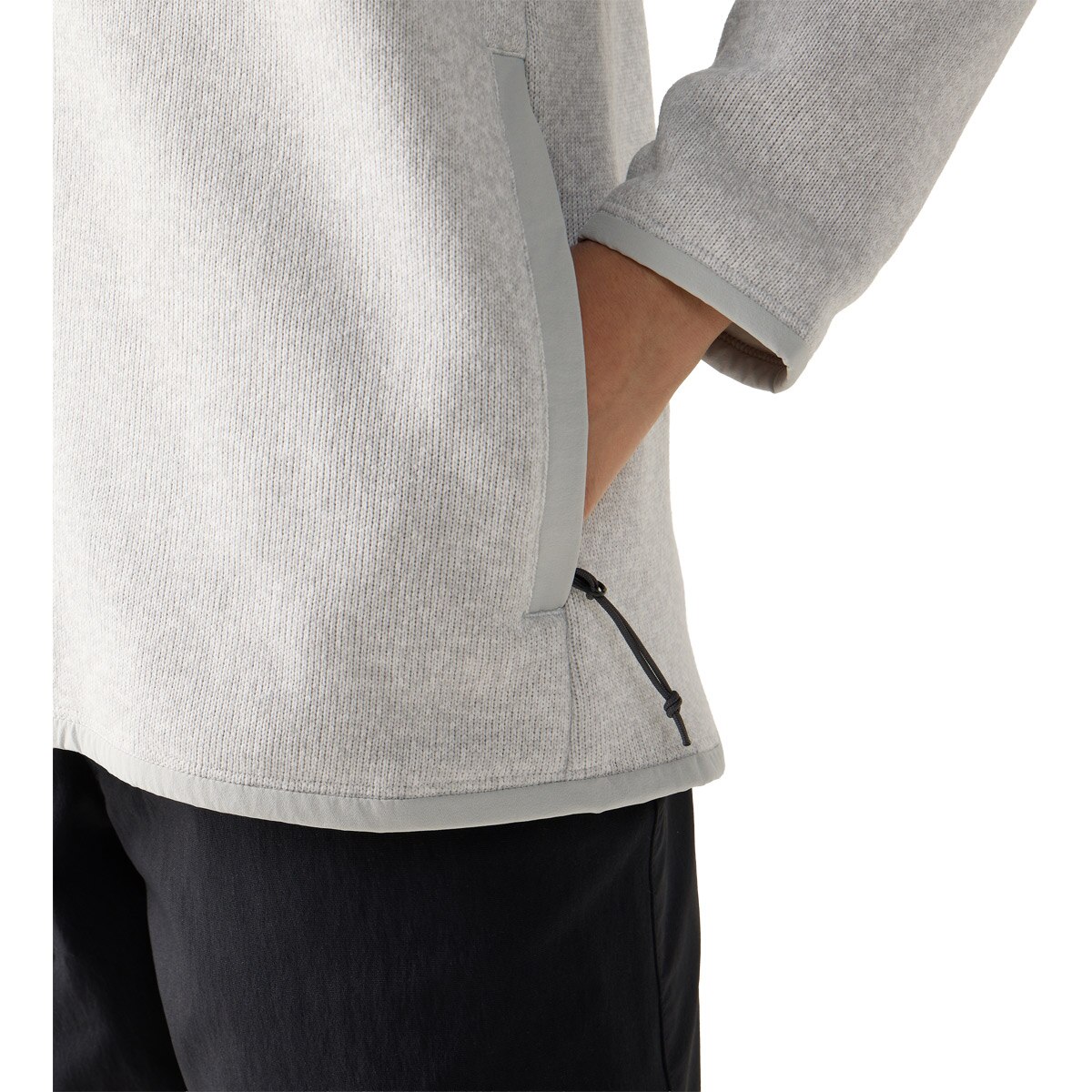 Polar de mujer Swook II Mid Haglöfs - Gris claro Gris claro-4