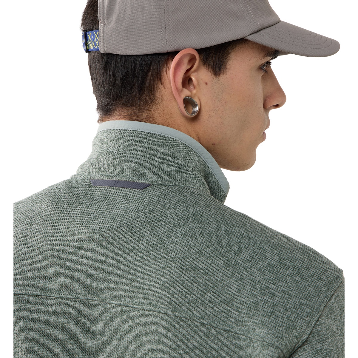 Imagen 6 de Polar de hombre Swook II Mid Haglöfs - Verde grisáceo Verde grisáceo