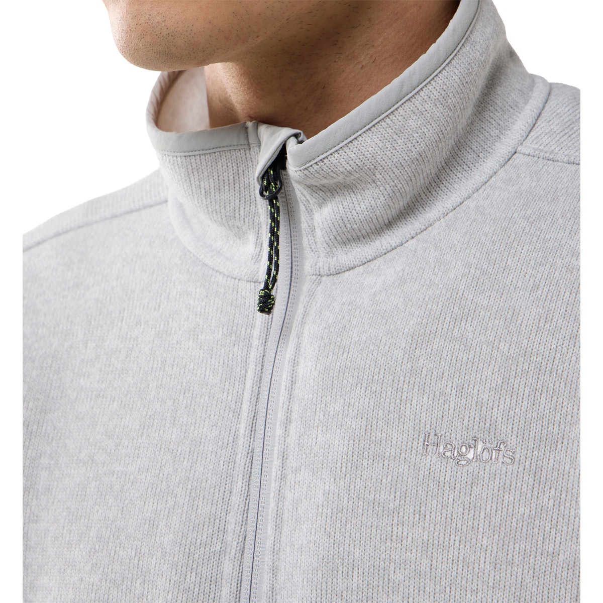 Imagen 4 de Polar de hombre Swook II Mid Haglöfs - Gris claro Gris claro