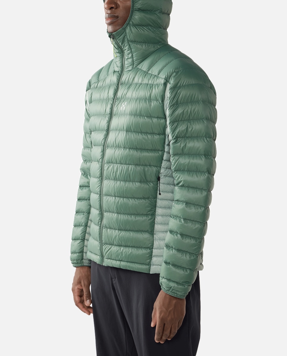 Chaqueta de hombre L.I.M Down II Haglöfs - Azul Océano Verde-3