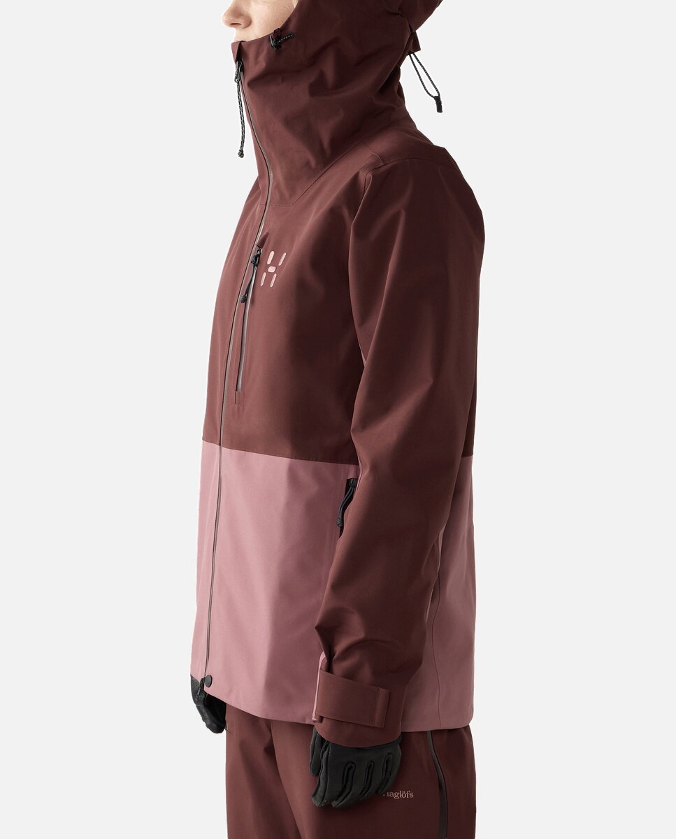 Chaqueta de esquí de mujer Alper Proof Haglöfs - Rojo Rojo-3