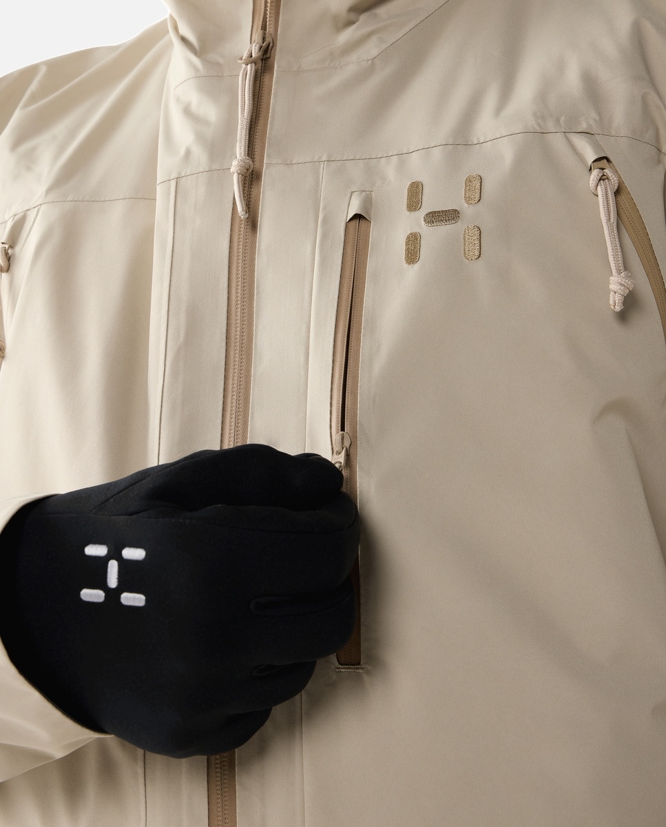 Chaqueta de esquí de hombre de hombre Latnja GTX Haglöfs - Blanco Blanco-5