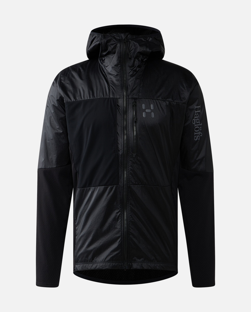 Imagen 1 de Chaqueta de esquí de hombre Nallo Touring Hybrid Haglöfs Negro