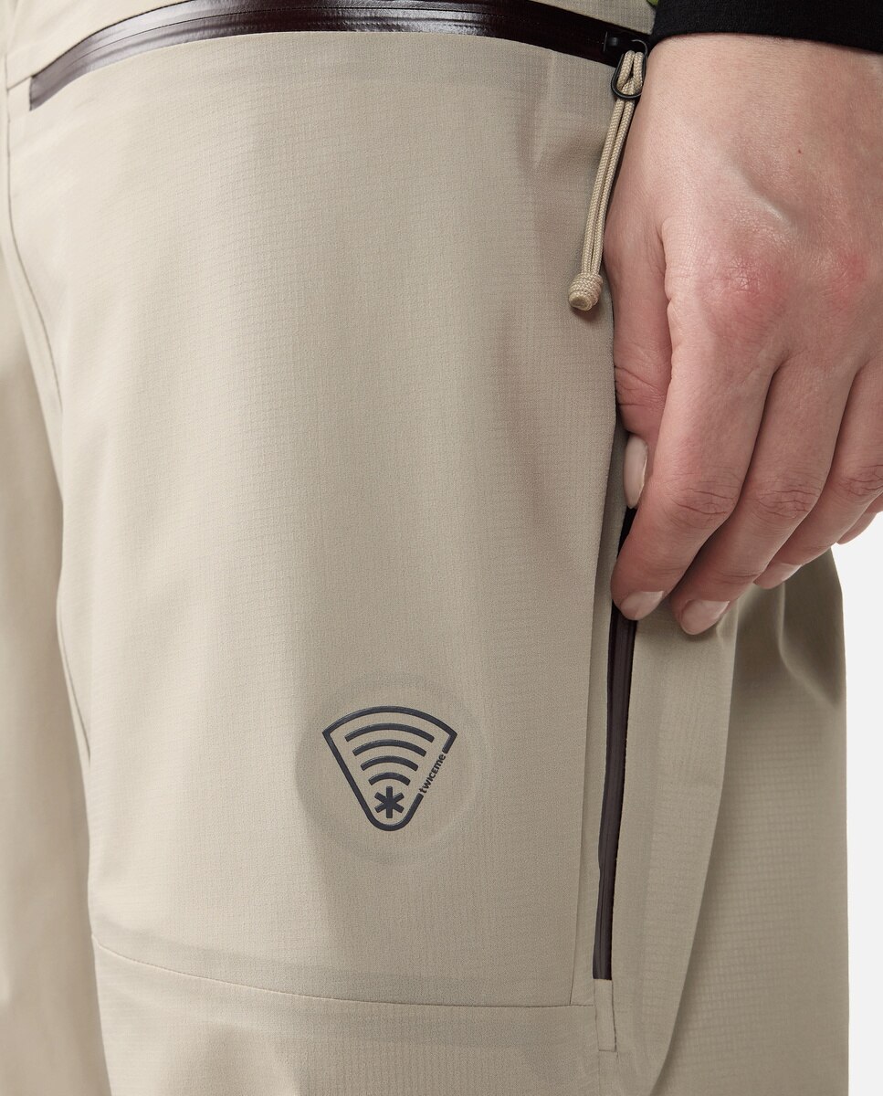 Pantalones de esquí de mujer Nallo Touring GTX Haglöfs - Blanco Blanco-4