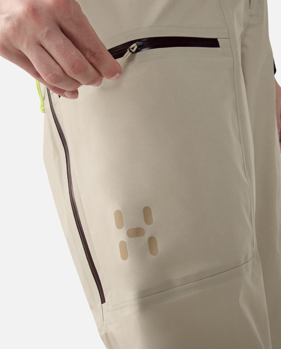 Pantalones de esquí de mujer Nallo Touring GTX Haglöfs - Blanco Blanco-6