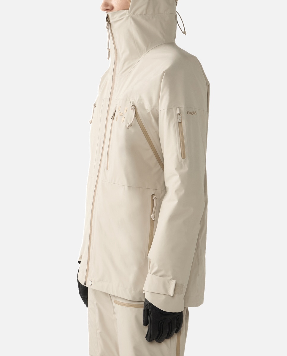 Chaqueta de esquí de mujer Latnja GTX Haglöfs - Blanco Blanco-3