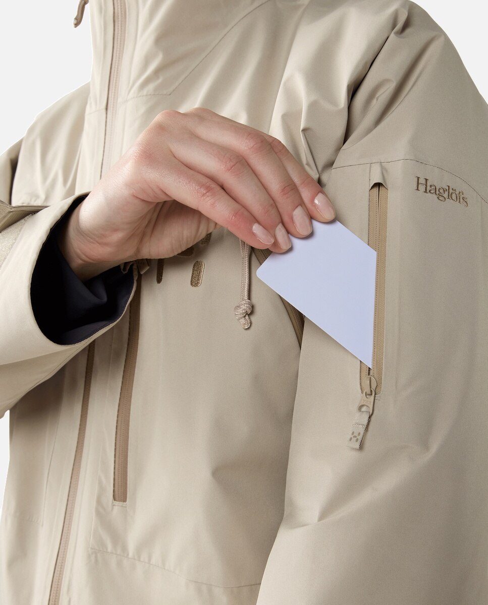 Chaqueta de esquí de mujer Latnja GTX Haglöfs - Blanco Blanco-7