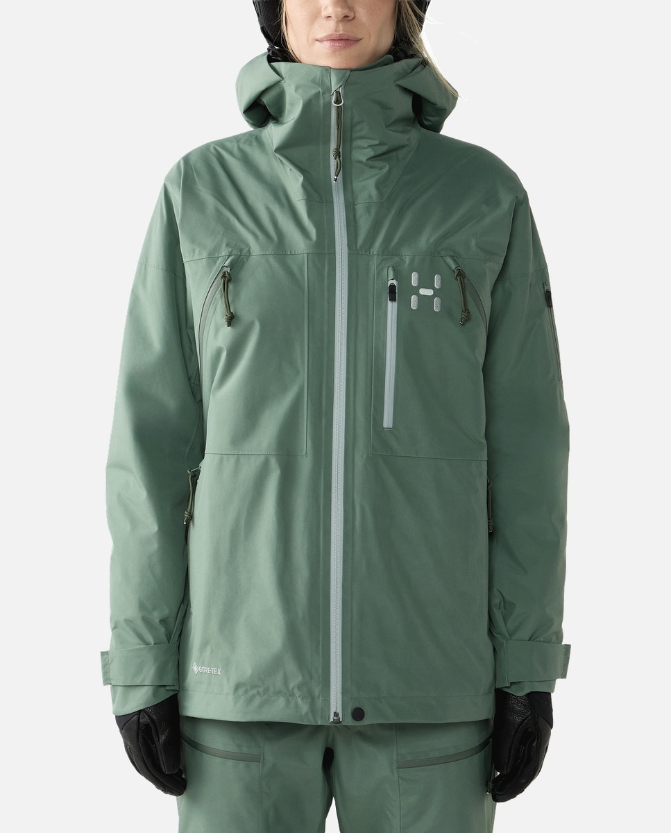 Chaqueta de esquí de mujer Latnja GTX Haglöfs - Verde Verde-1