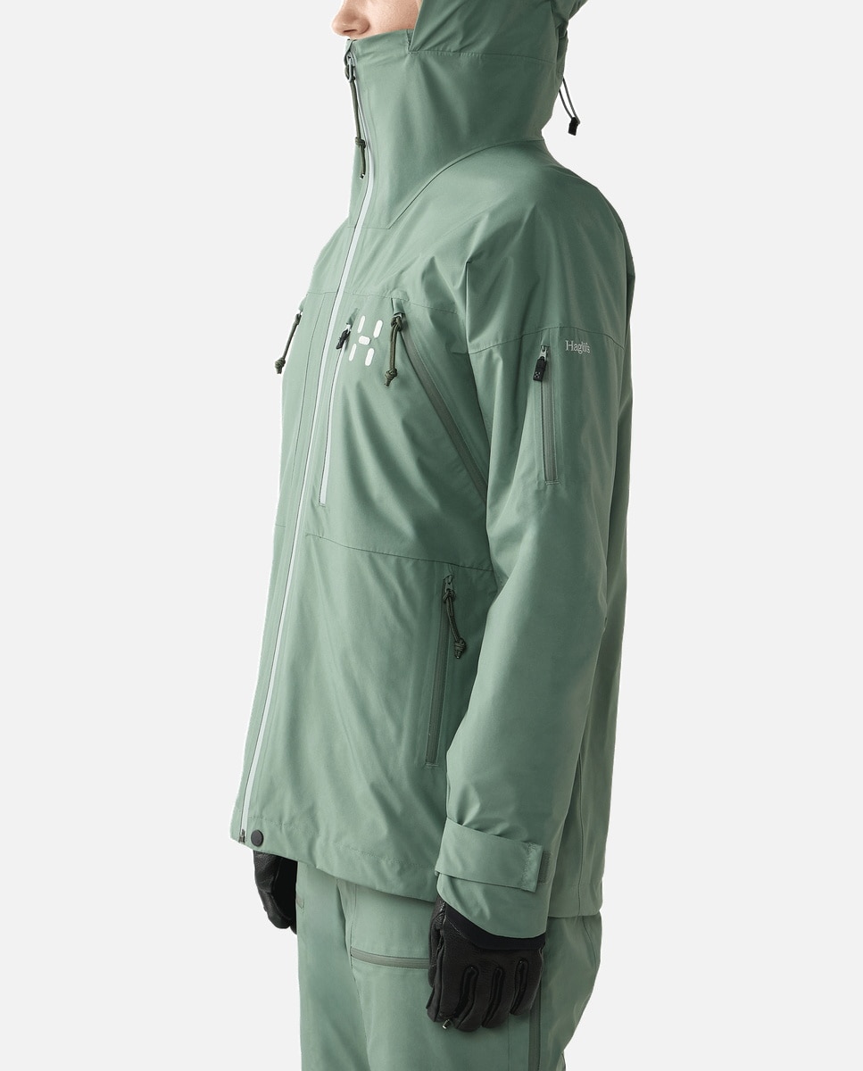 Chaqueta de esquí de mujer Latnja GTX Haglöfs - Verde Verde-3