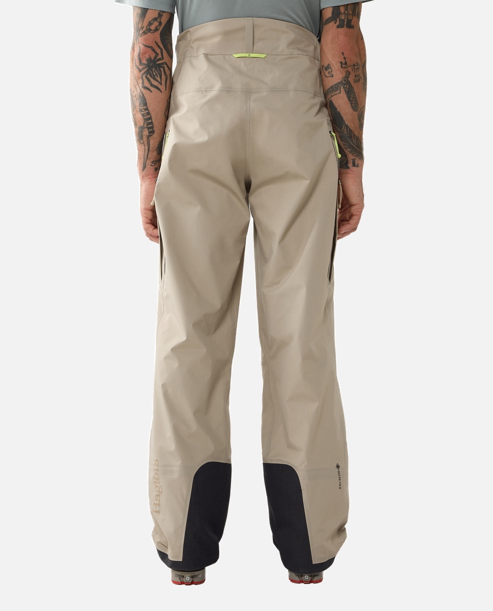 Pantalones de esquí de hombre Nallo Touring GTX Haglöfs - Blanco Blanco-2