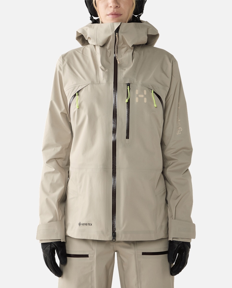 Chaqueta de mujer Nallo Touring GTX Haglöfs - Blanco Blanco-1