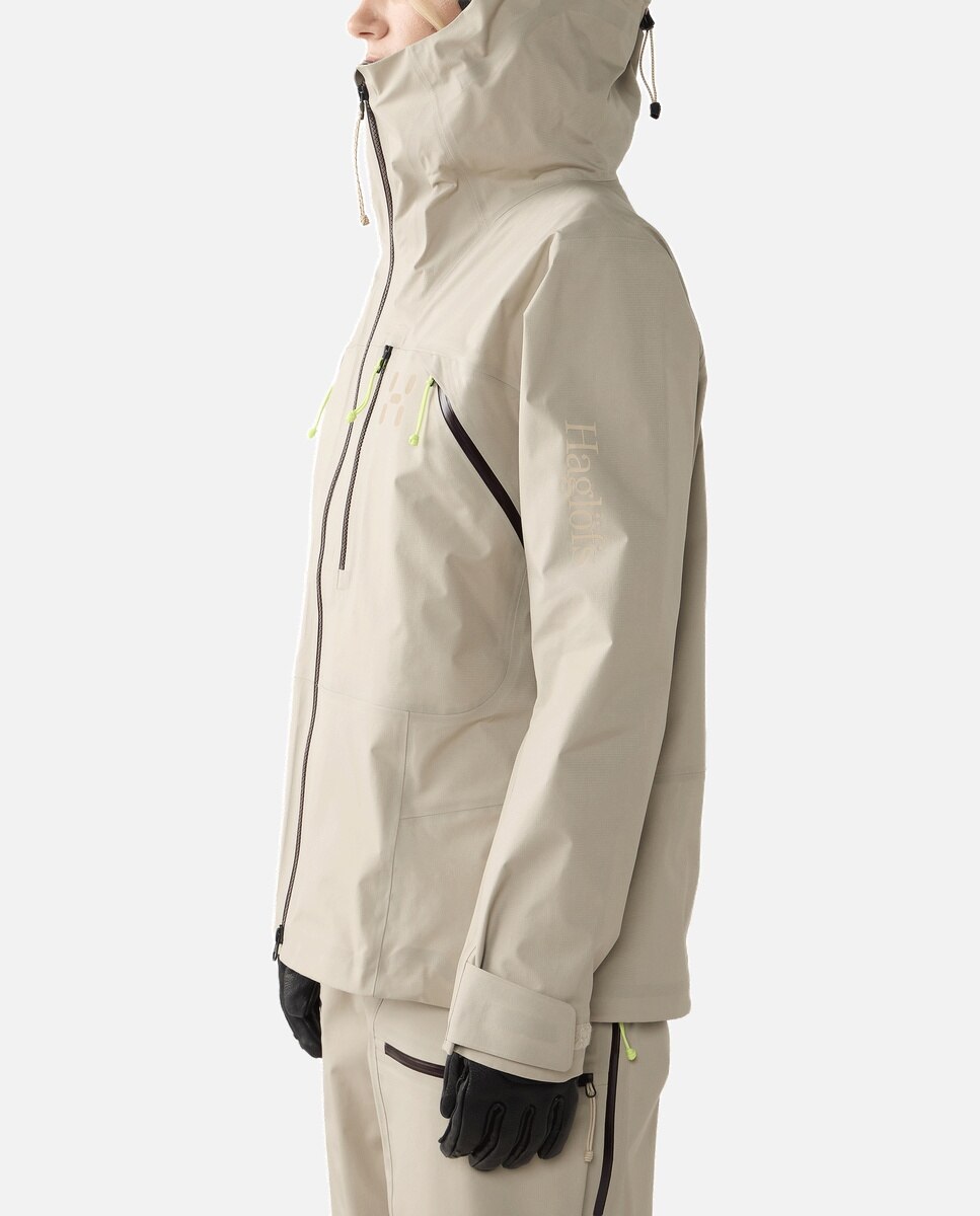 Chaqueta de mujer Nallo Touring GTX Haglöfs - Blanco Blanco-3