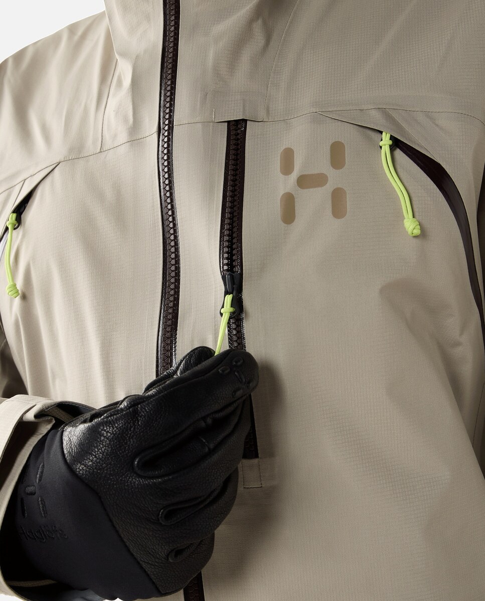 Chaqueta de mujer Nallo Touring GTX Haglöfs - Blanco Blanco-5