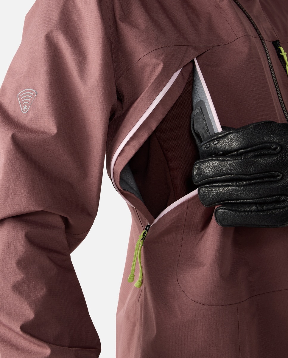 Chaqueta de mujer Nallo Touring GTX Haglöfs - Morado Morado-4