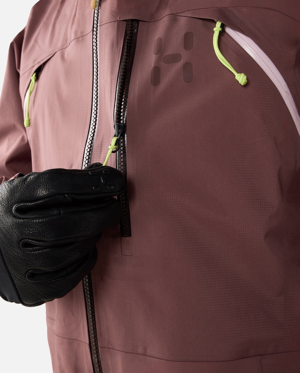 Chaqueta de mujer Nallo Touring GTX Haglöfs - Morado Morado-5