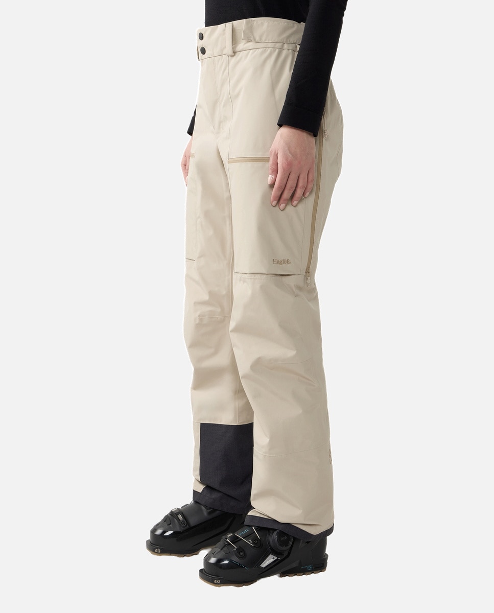 Pantalones de mujer Latnja GTX Insulated Haglöfs - Blanco Blanco-3