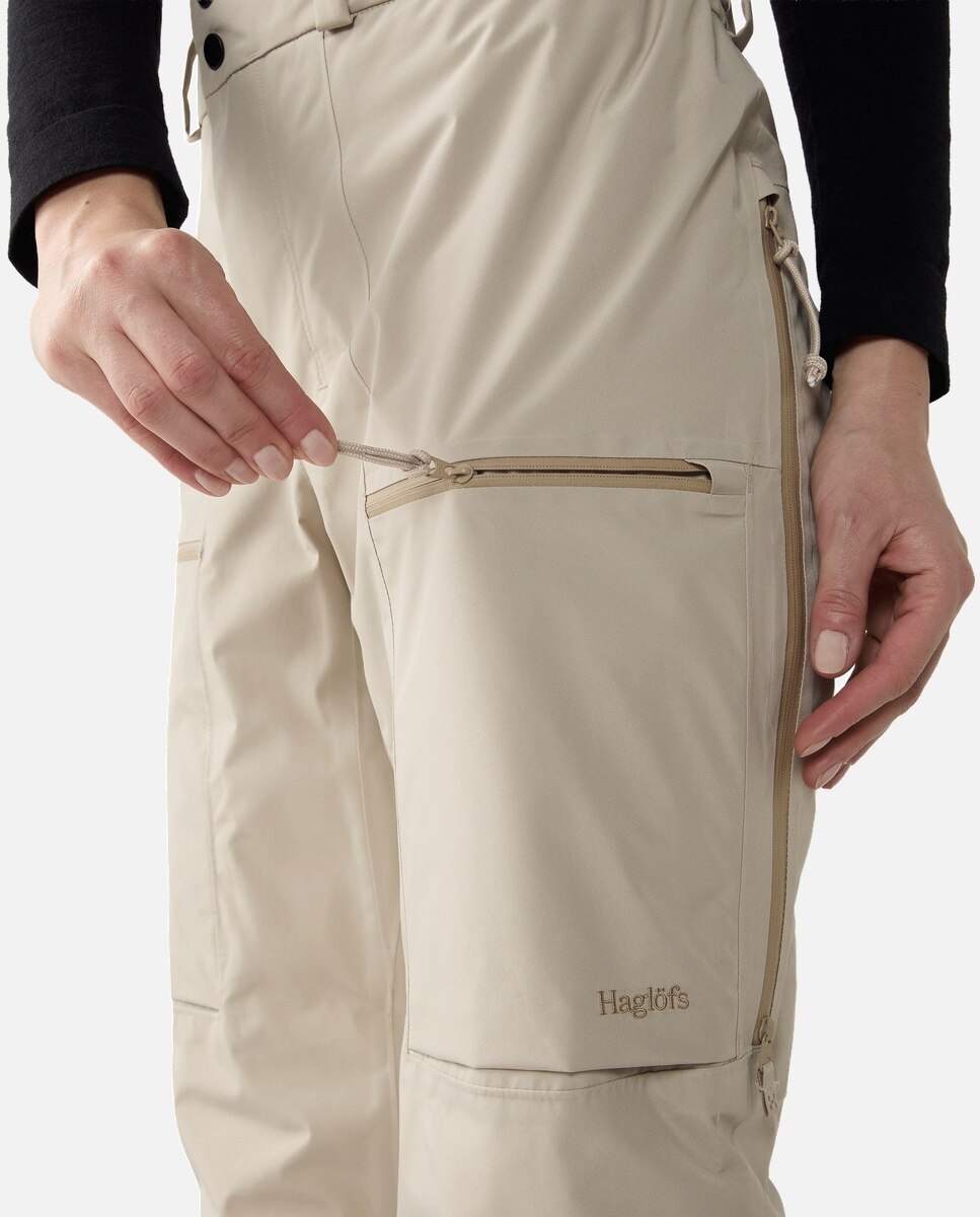 Pantalones de mujer Latnja GTX Insulated Haglöfs - Blanco Blanco-8