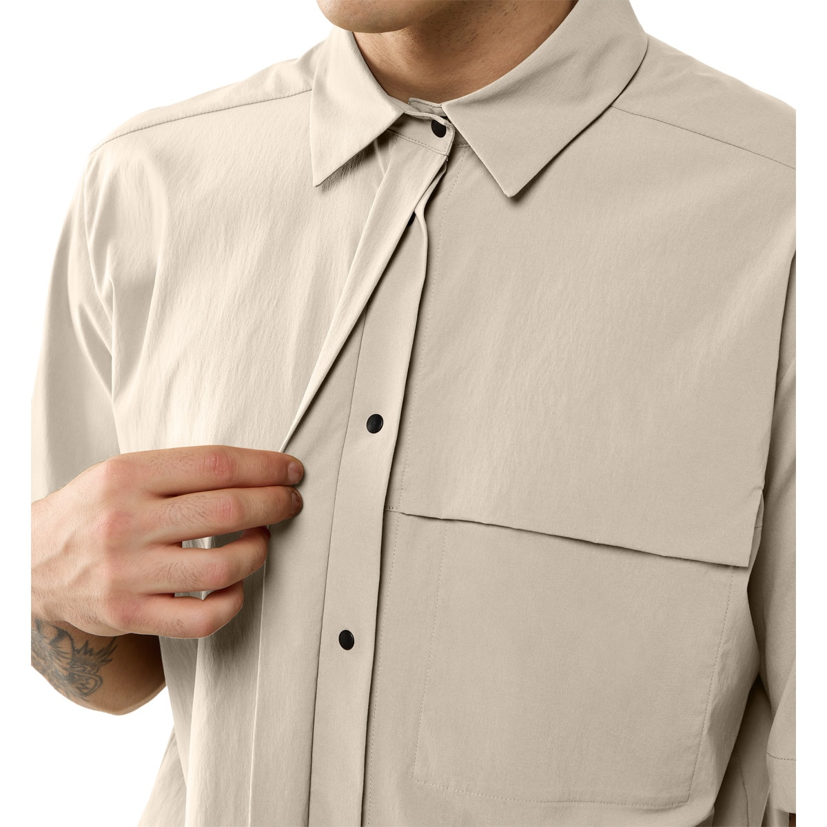 Imagen 4 de Camisa de hombre Salo SS II Haglöfs - Beige Beige