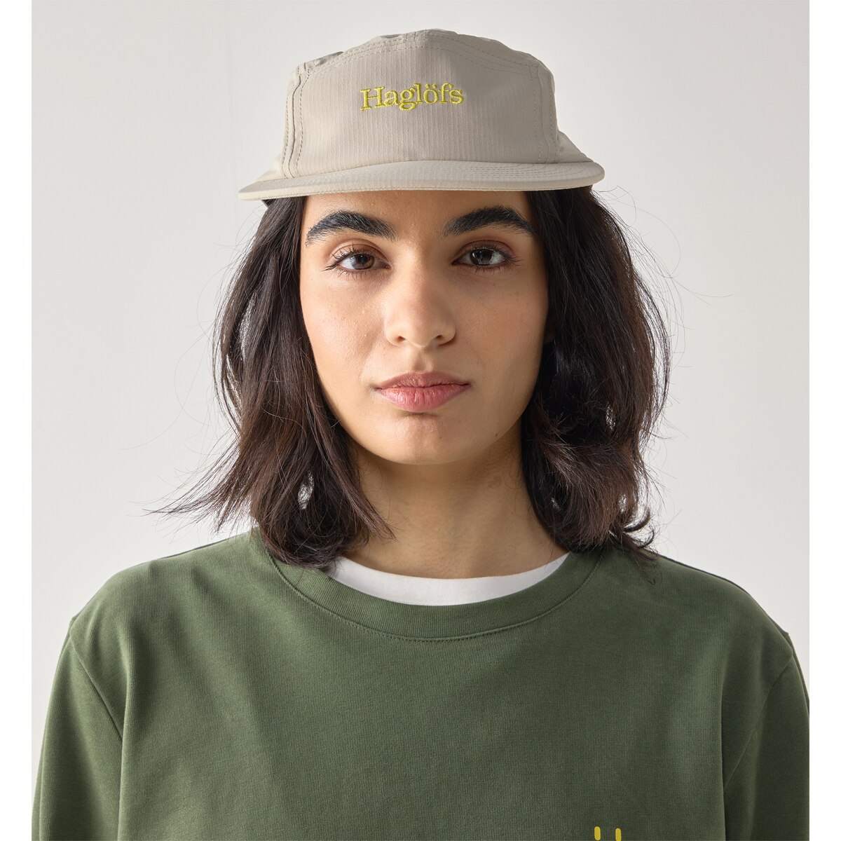 Gorra unisex Brand Five Panel Haglöfs - Beige Beige-6