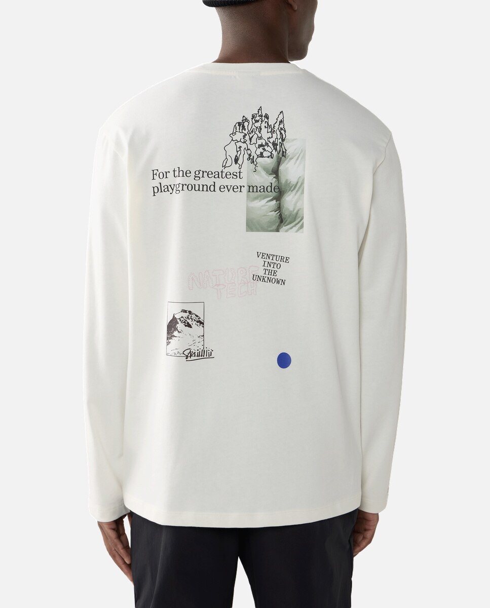 Camiseta de hombre Haglöfs LS Haglöfs - Blanco Blanco-2