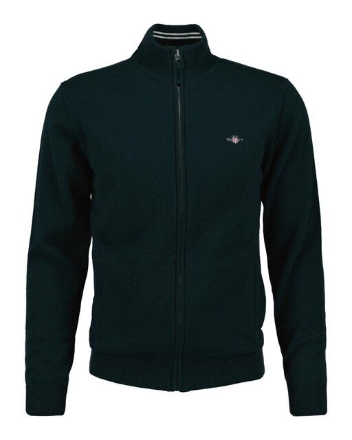 Imagen 0 de Cárdigan de hombre con cierre de cremallera y bolsillo laterales