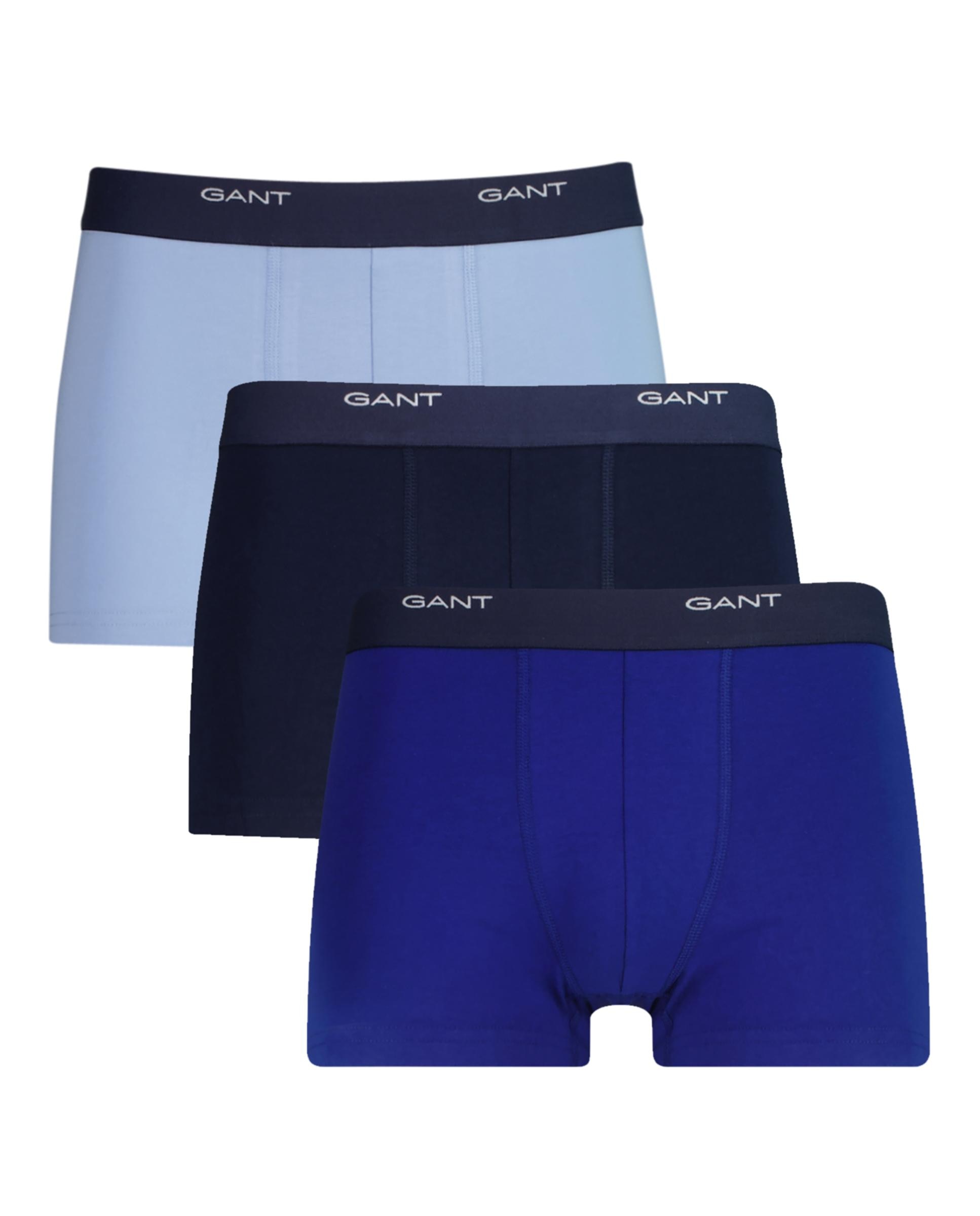 Imagen 0 de Pack de tres boxers de hombre de pernera corta y detalle gant en cintura Negro