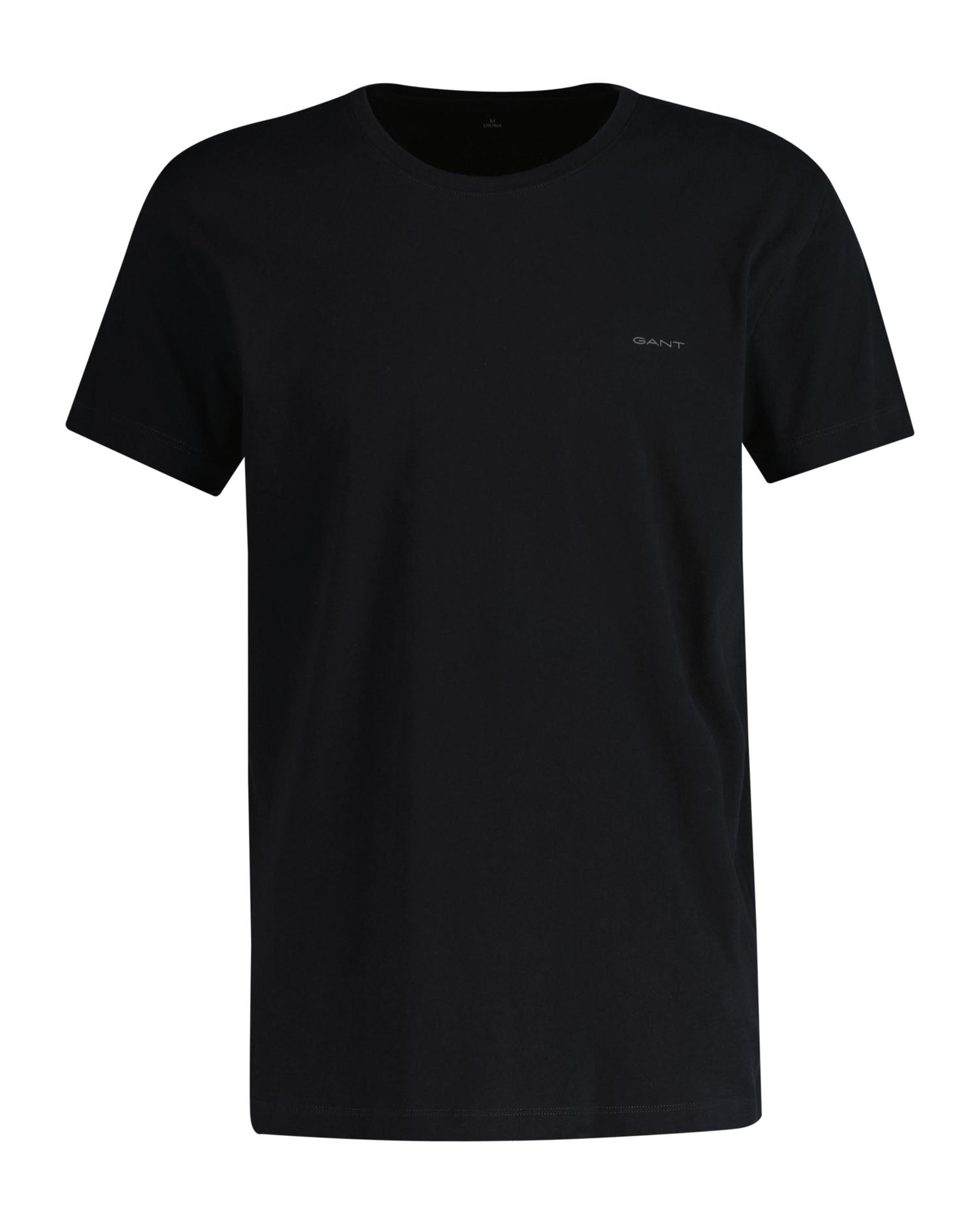 Pack de dos camisetas interiores de cuello redondo y manga corta - Gant - Negro Negro-5