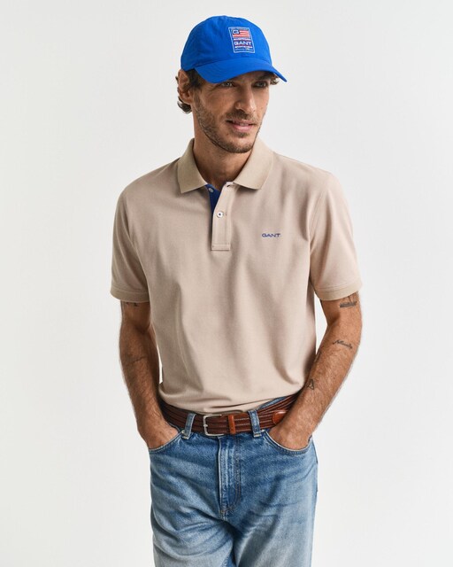 Imagen 0 de Polo de hombre pique de manga corta