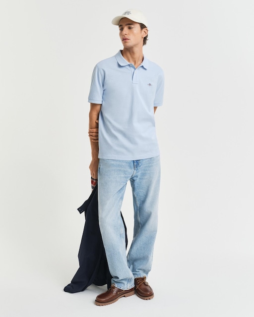 Imagen 0 de Polo de hombre pique de manga corta