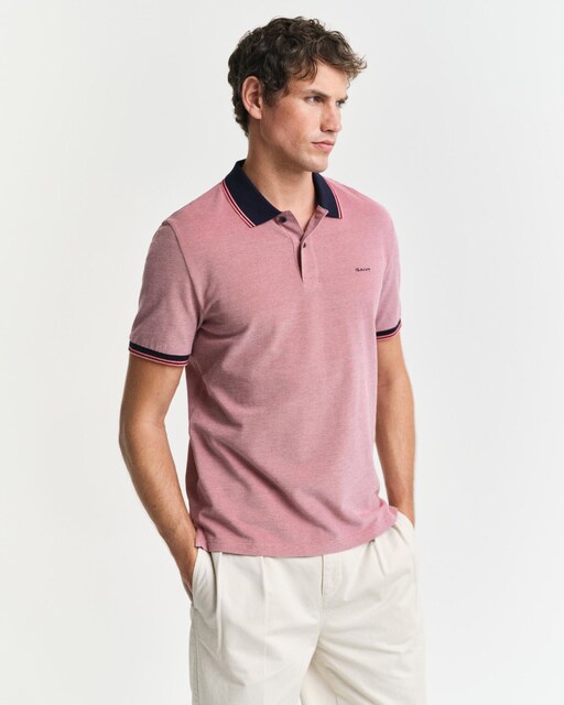 Imagen 0 de Polo de hombre Oxford de manga corta