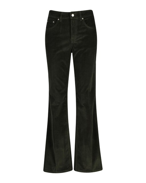 Imagen 0 de Vaqueros de campana de mujer de pana con bolsillos