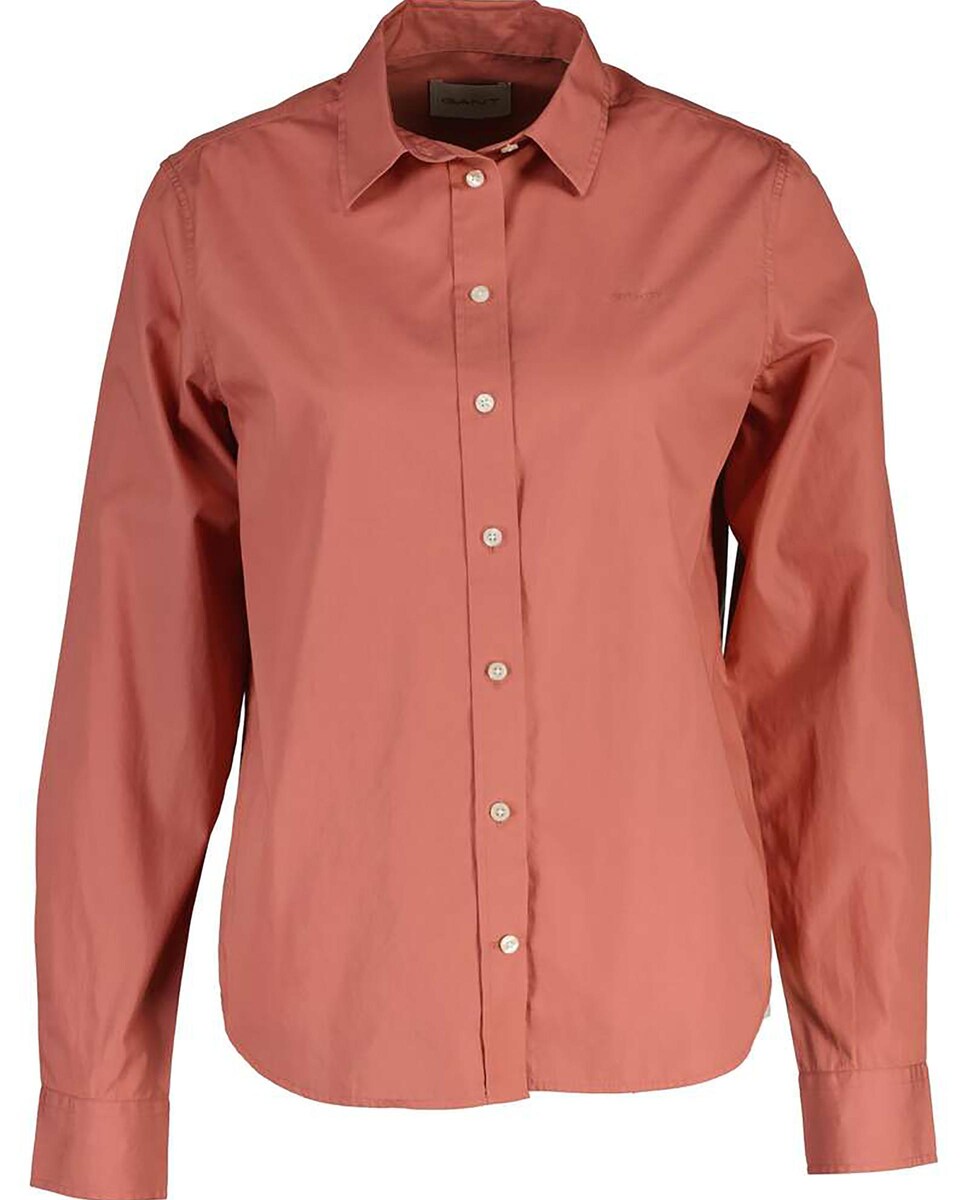 Camisa de mujer de manga larga clásica de popelina · Gant · El