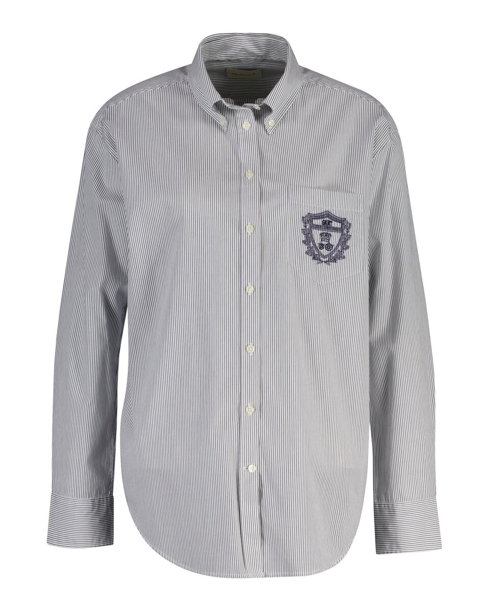 Camisa de mujer clásica con detalle en el pecho · Gant · El Corte