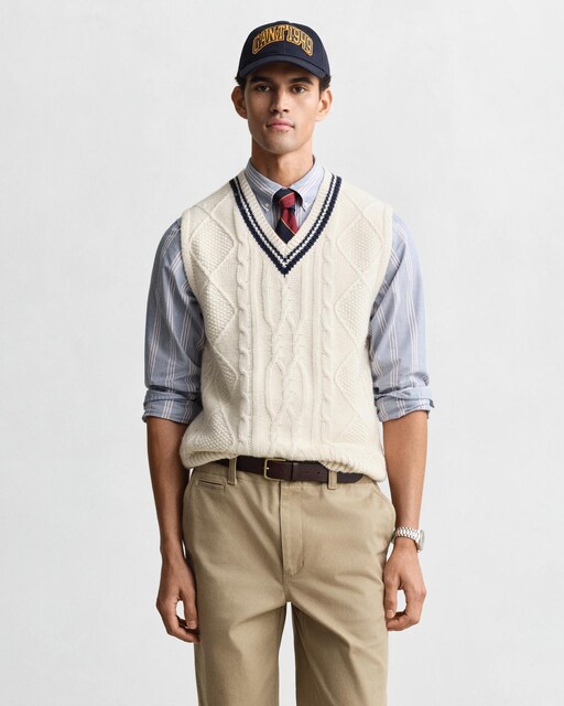 Chaleco de punto para hombre, con cuello en V, sin mangas, para otoño, casual, de negocios, clásico, para hombre, Azul Chaleco de punto para hombre, con cuello en V, sin mangas, para otoño, casual, de negocios, clásico, para hombre, Azul
