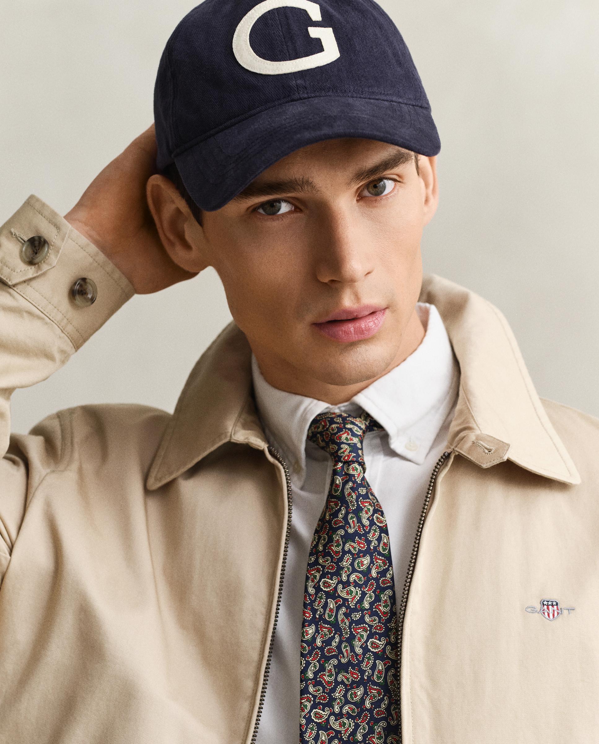 Chaqueta de hombre Windcheater de algodón - Gant - Beige Beige-3