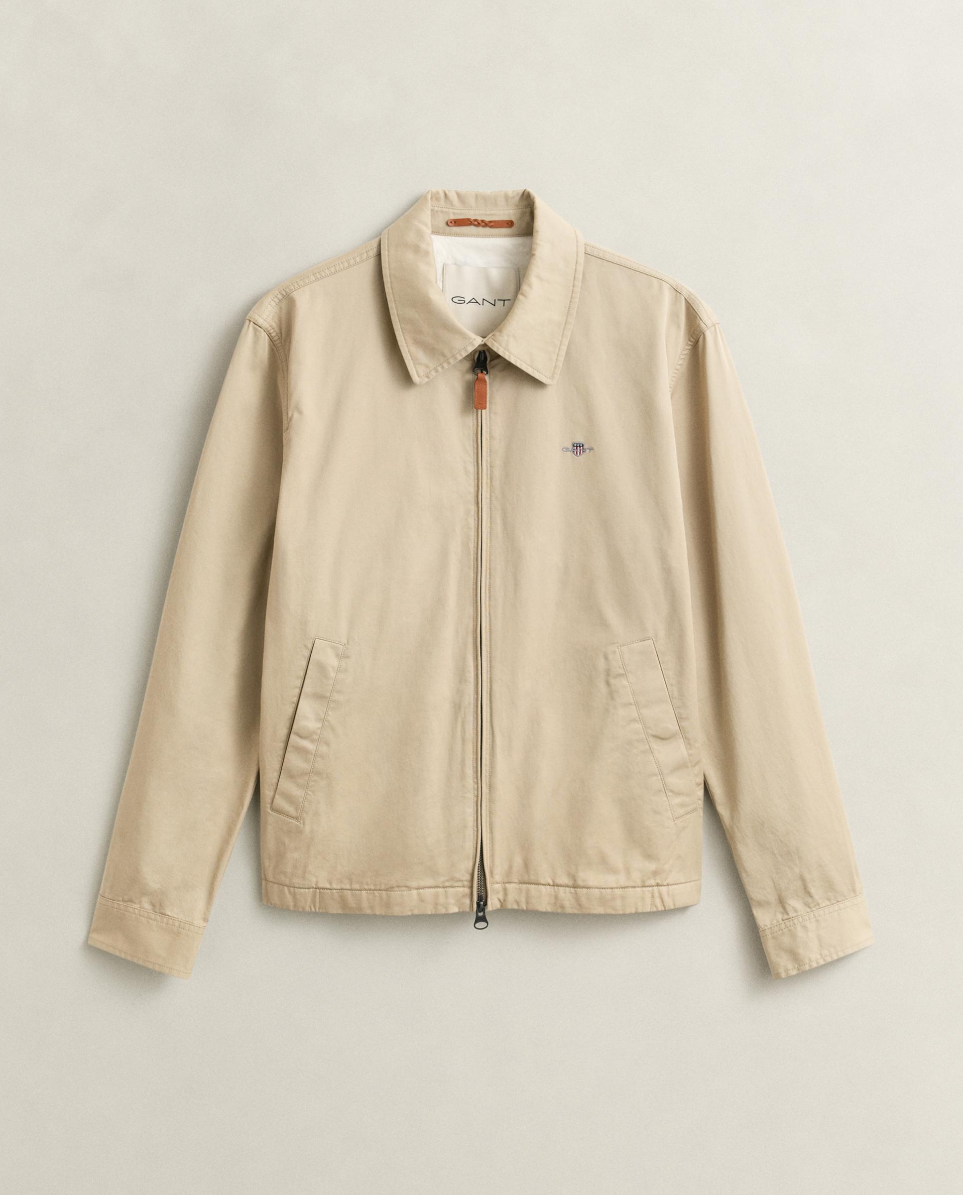 Chaqueta de hombre Windcheater de algodón - Gant - Beige Beige-5