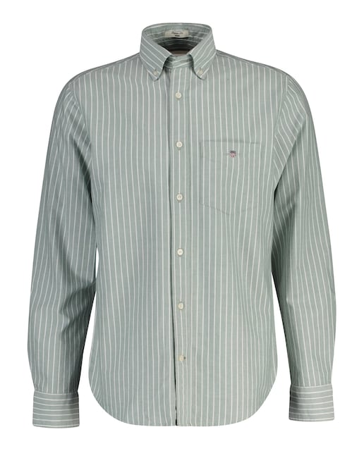 Imagen 0 de Camisa Oxford de hombre de rayas Regular Fit