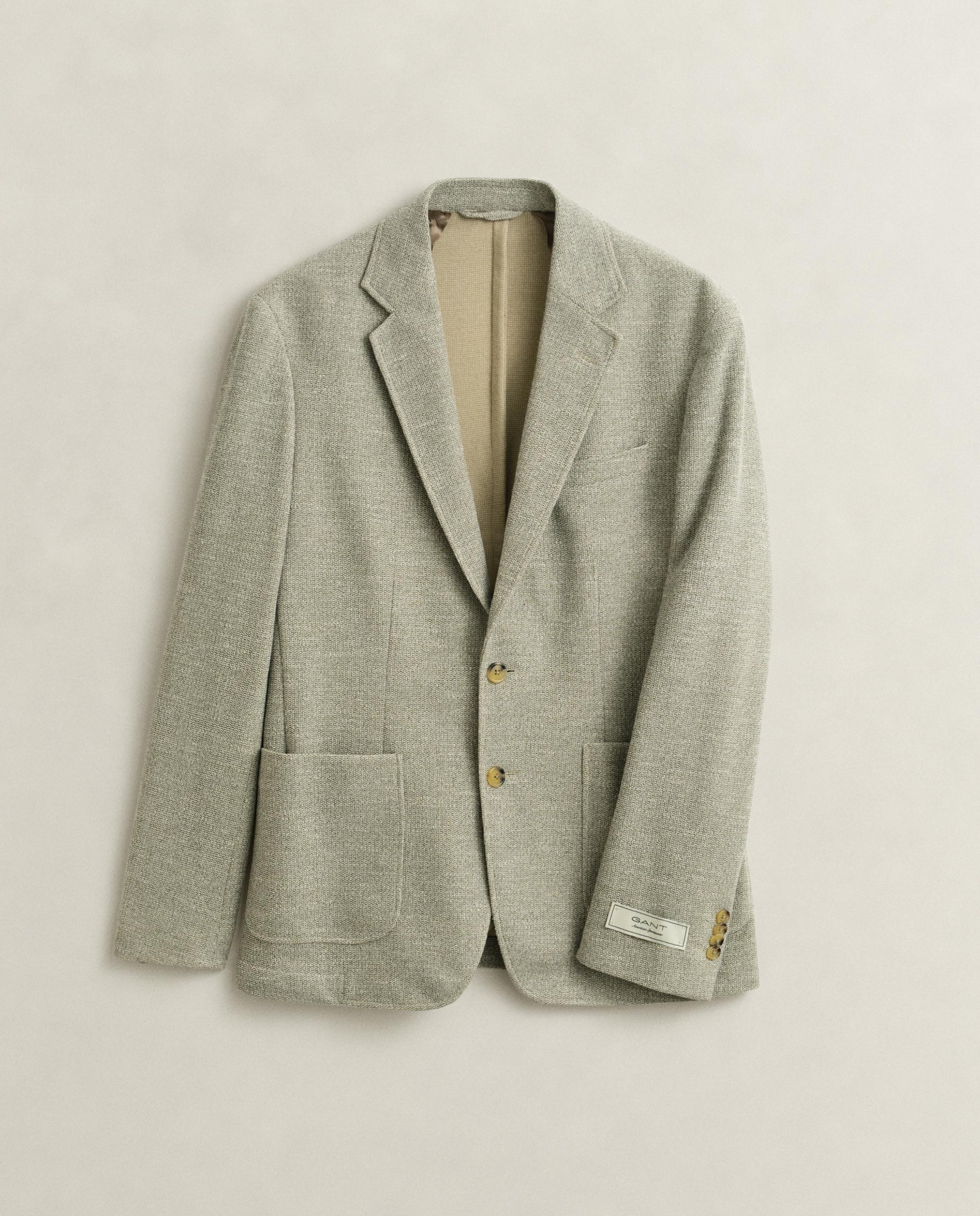 Imagen 0 de Americana de hombre de punto con botones Beige