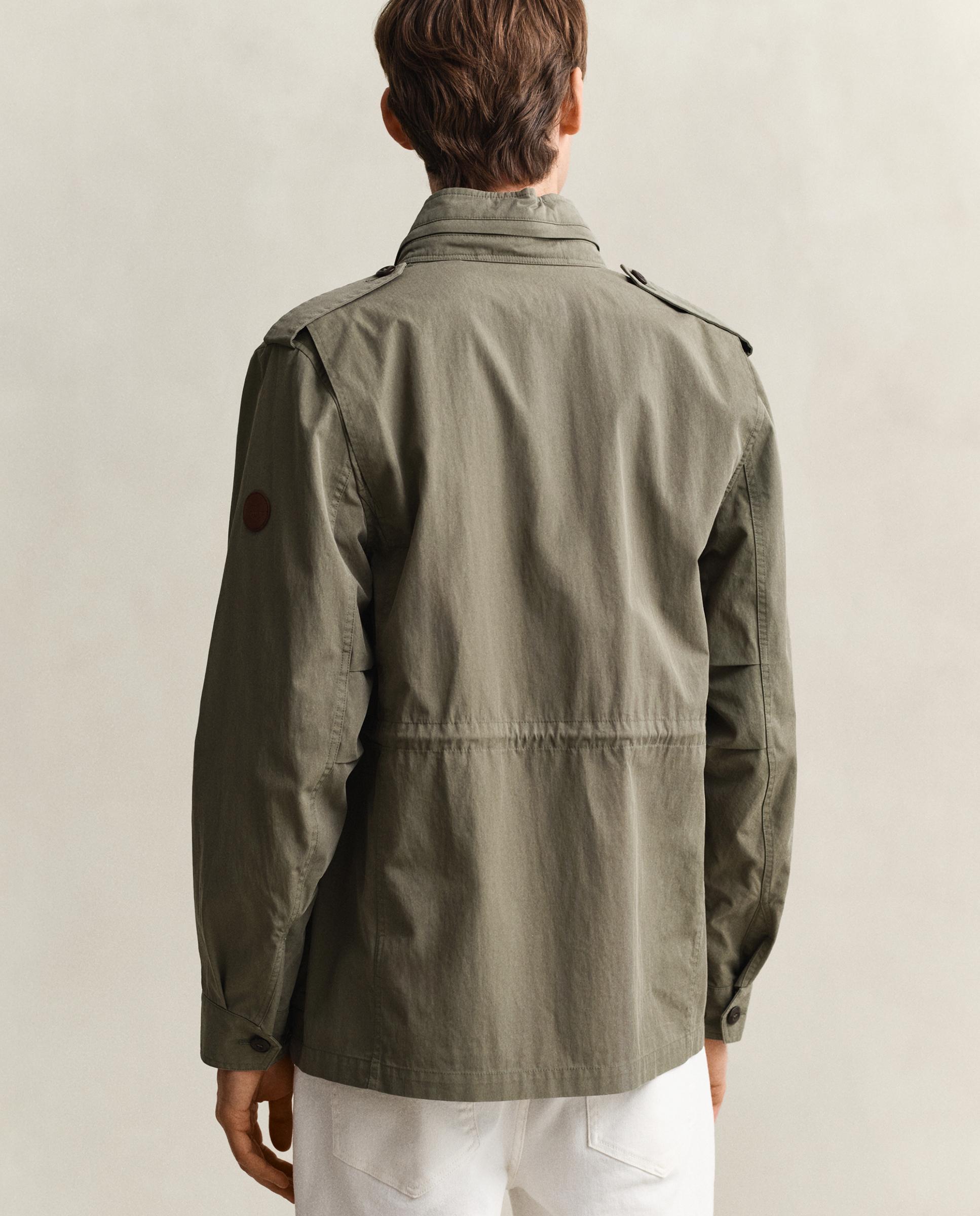 Chaqueta de algodón con cuatro bolsillos - Gant - Verde Oliva Verde Oliva-2