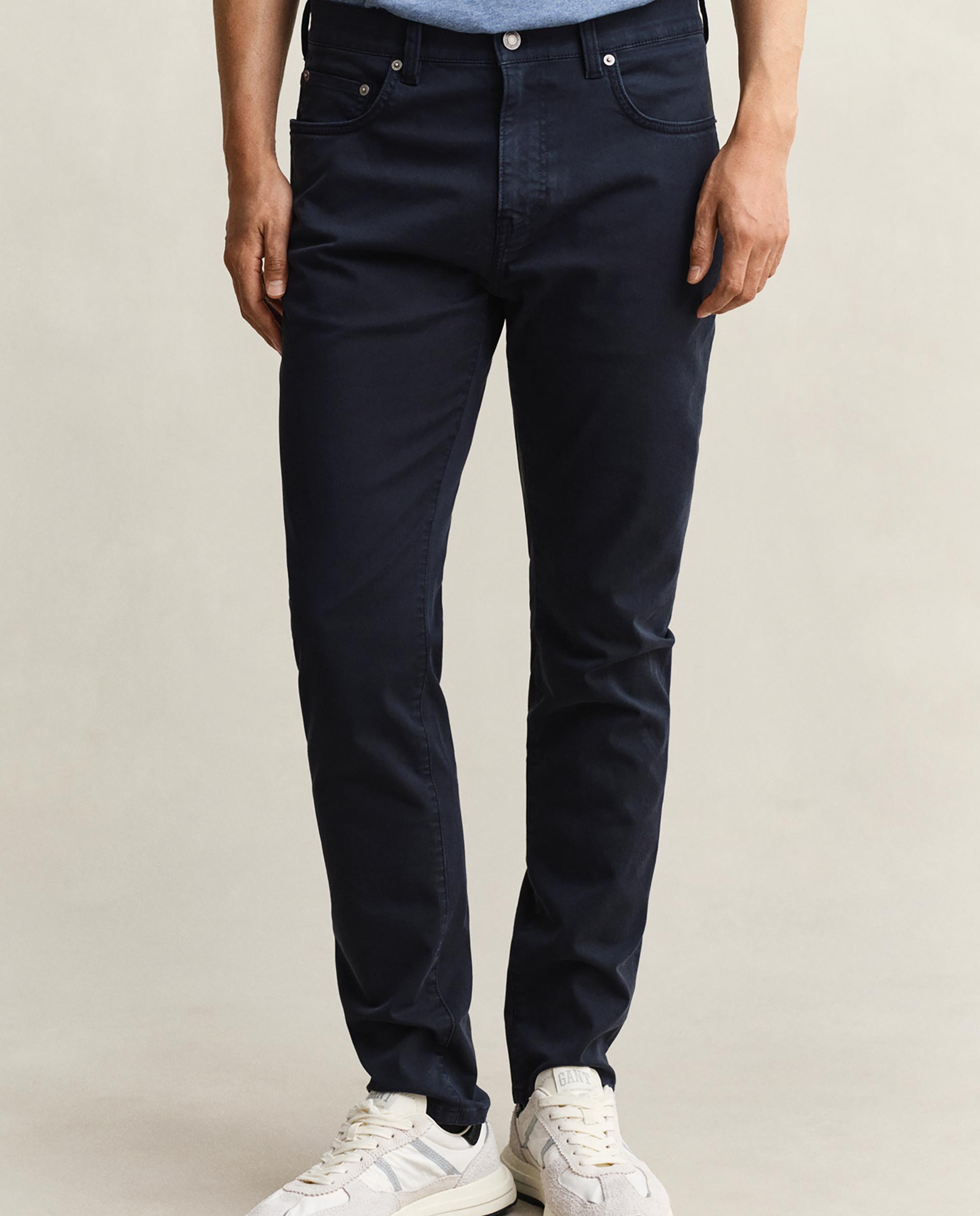 Imagen 0 de Vaqueros slim de hombre denim con bolsillos Azul