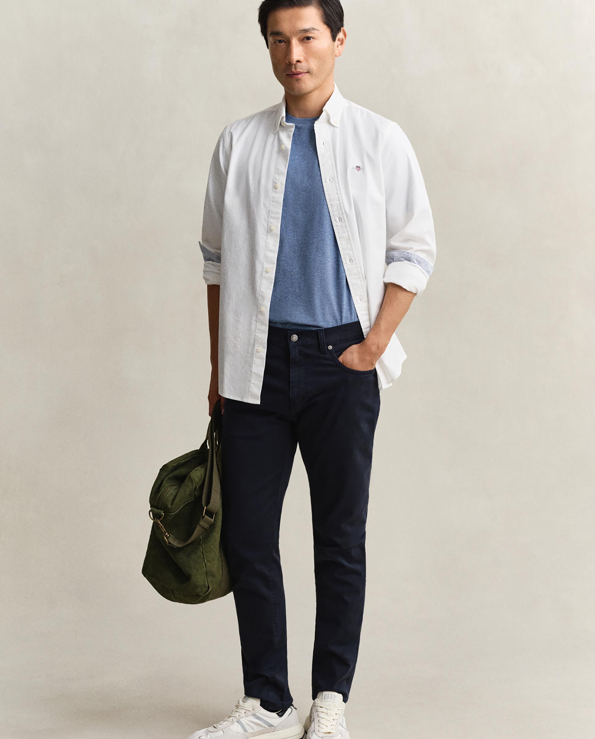 Vaqueros slim de hombre denim con bolsillos - Gant - Azul Azul-3