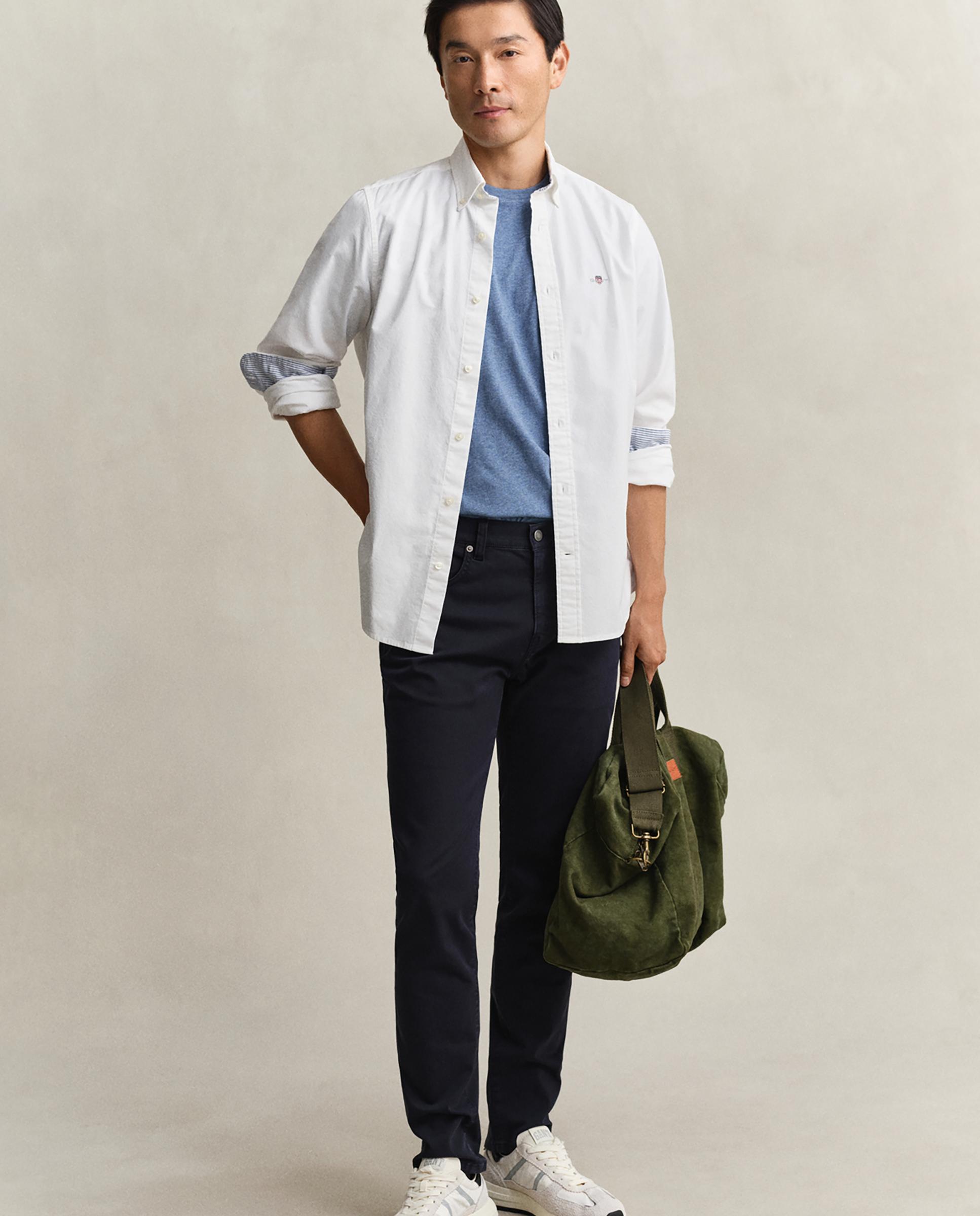 Vaqueros slim de hombre denim con bolsillos - Gant - Azul Azul-4