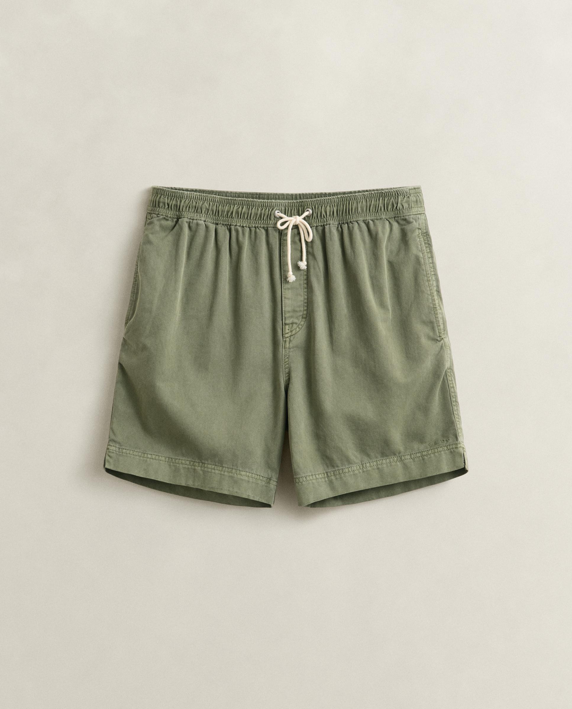 Gant - Pantalones cortos de hombre Sunfaded con elástico.