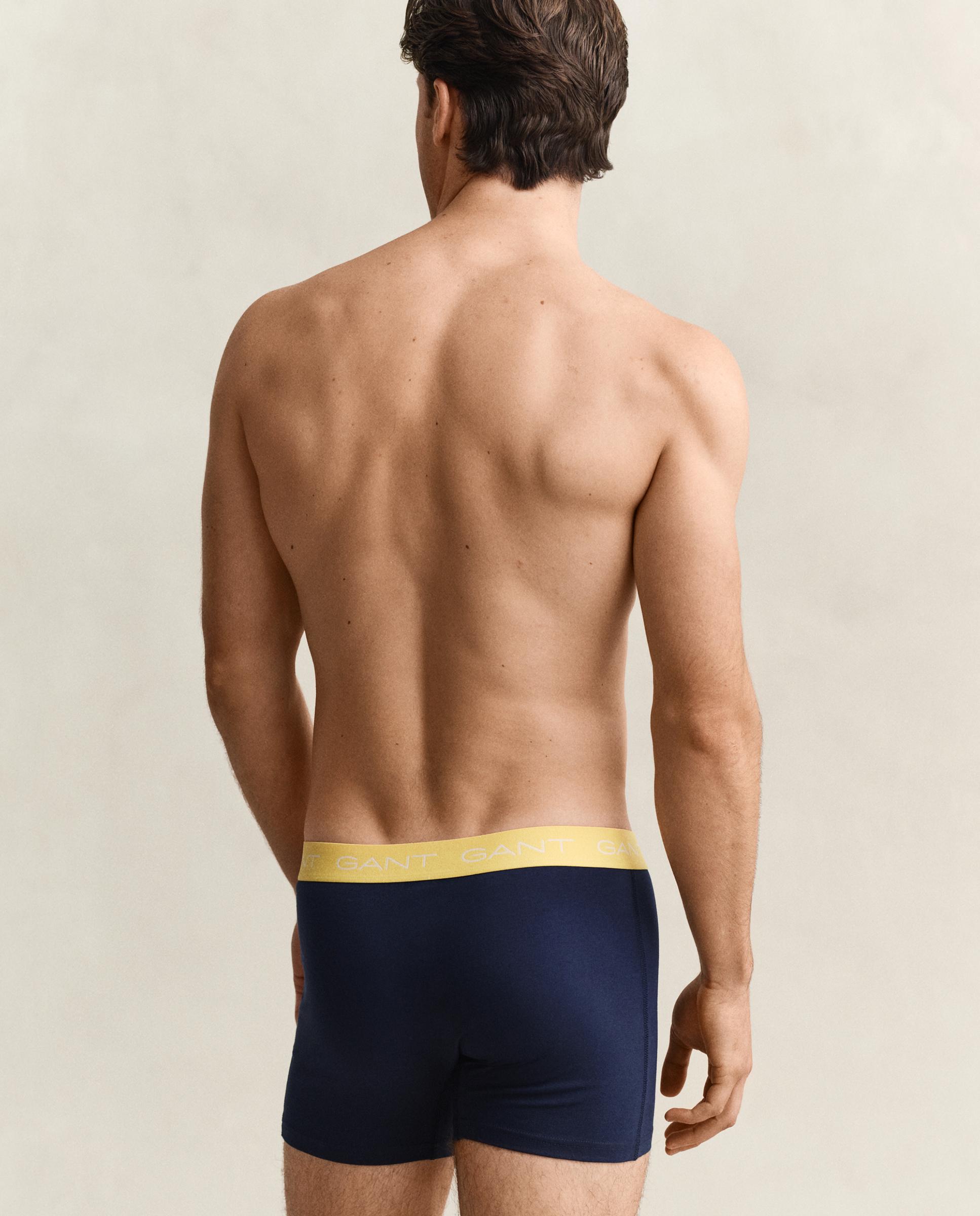 Paquete de tres bóxers básicos con elástico - Gant - Azul Azul-2