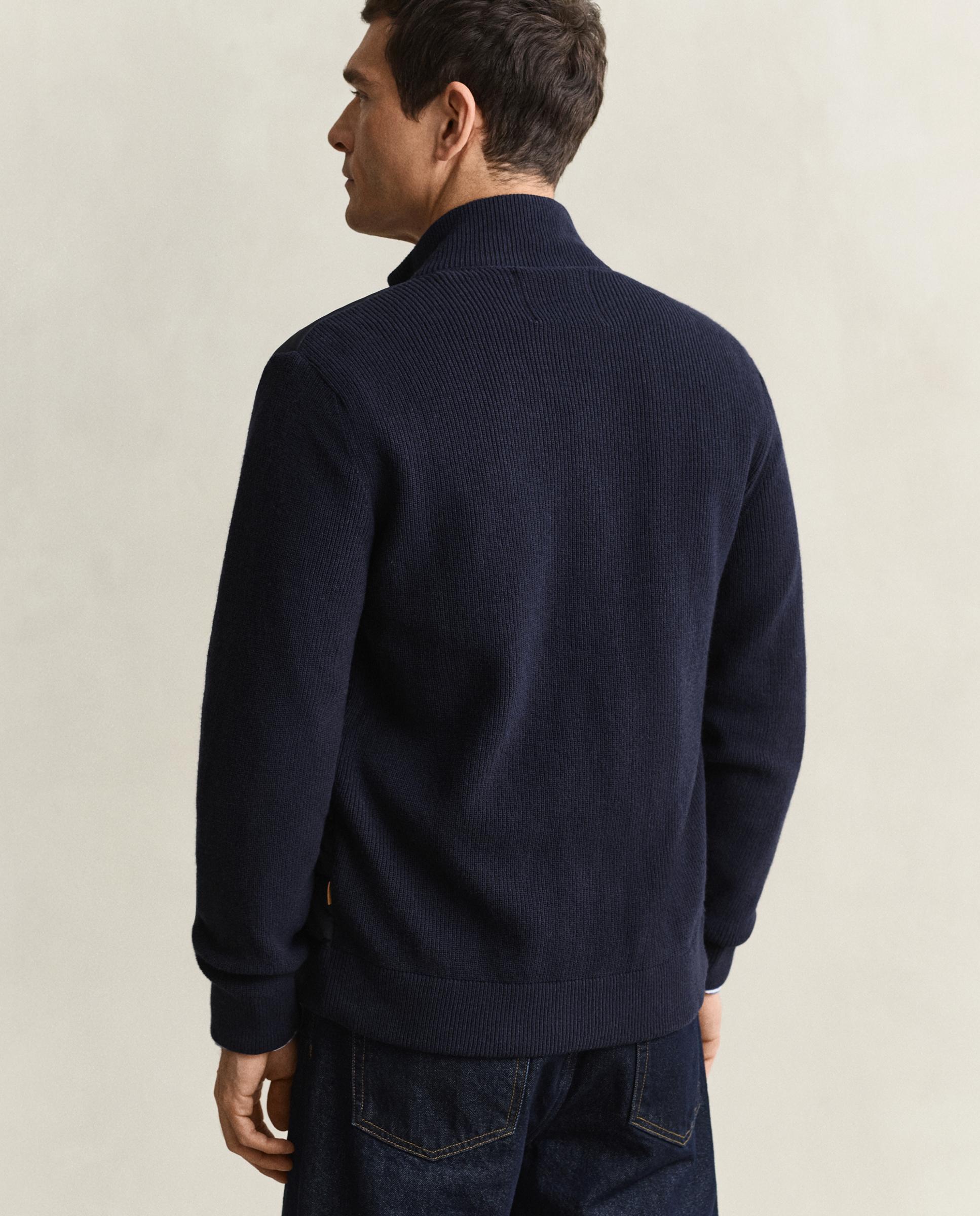 Chaqueta de hombre acolchada con cremallera - Gant - Azul Azul-2