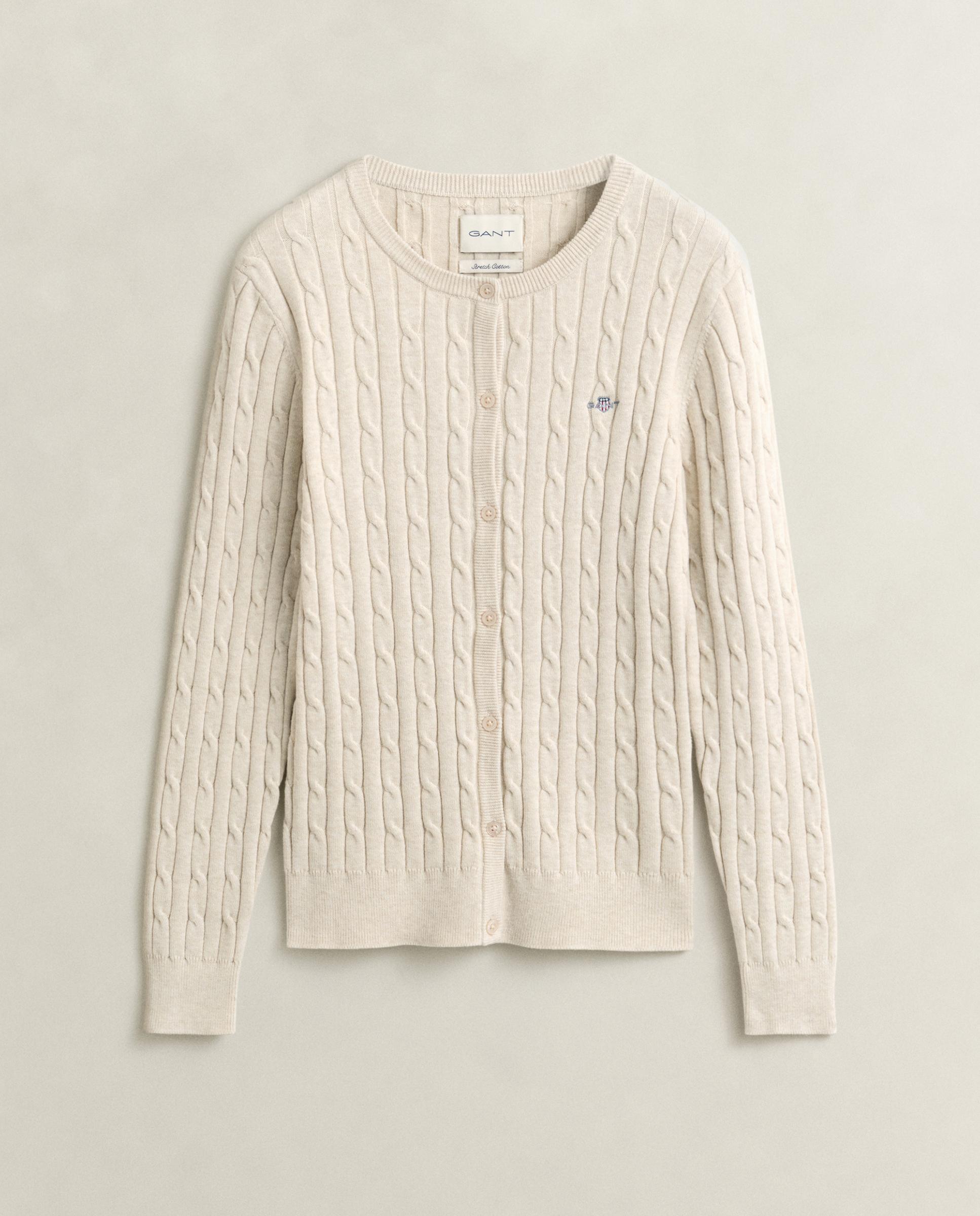 Imagen 0 de Cárdigan de mujer de punto con botones Beige