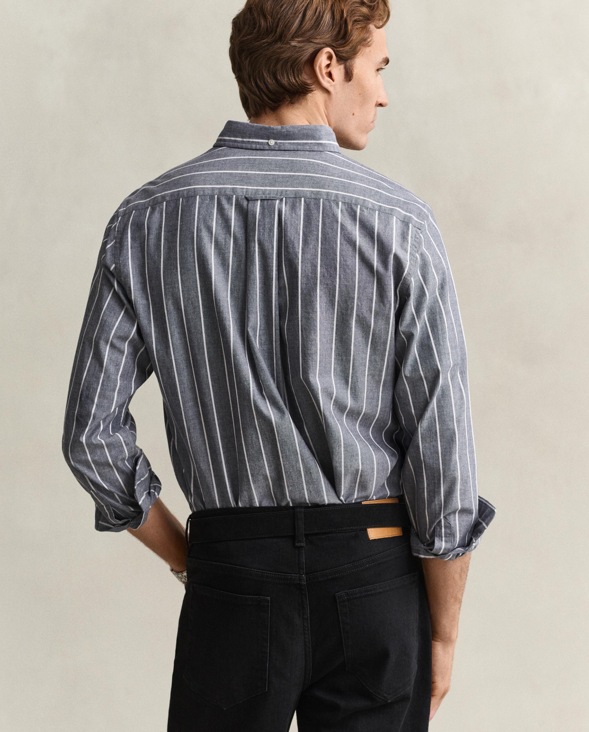 Imagen 2 de Camisa de hombre regular de manga larga - Gant - Índigo Índigo