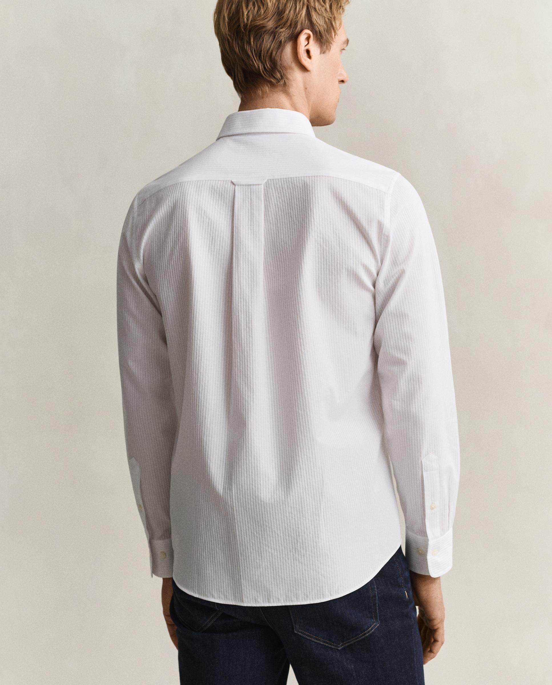 Camisa de hombre regular de manga larga - Gant - Blanco Blanco-2